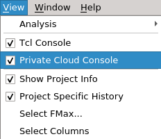 Enabling The Private Cloud Console GUI